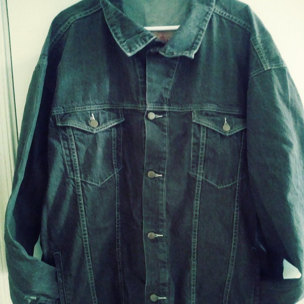 MEMBERS PROPERTY | Black Denim Jacket, NWOT